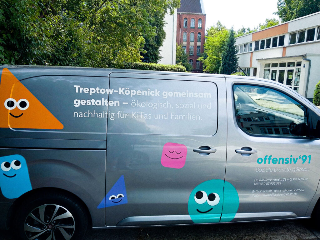 Fahrzeugfolierung Branding offensiv91 soziale dienste ggmbh