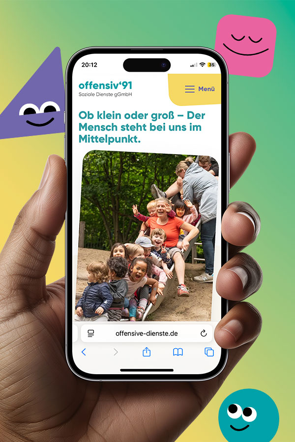 handy smartphone mockup startseite webdesigb